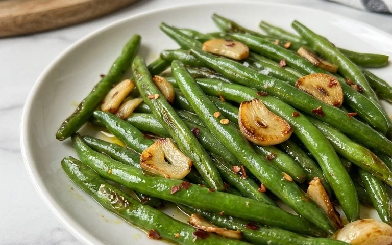 Sautéed Green Beans with Garlic