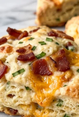 Beef Bacon Cheddar and Chive Scones