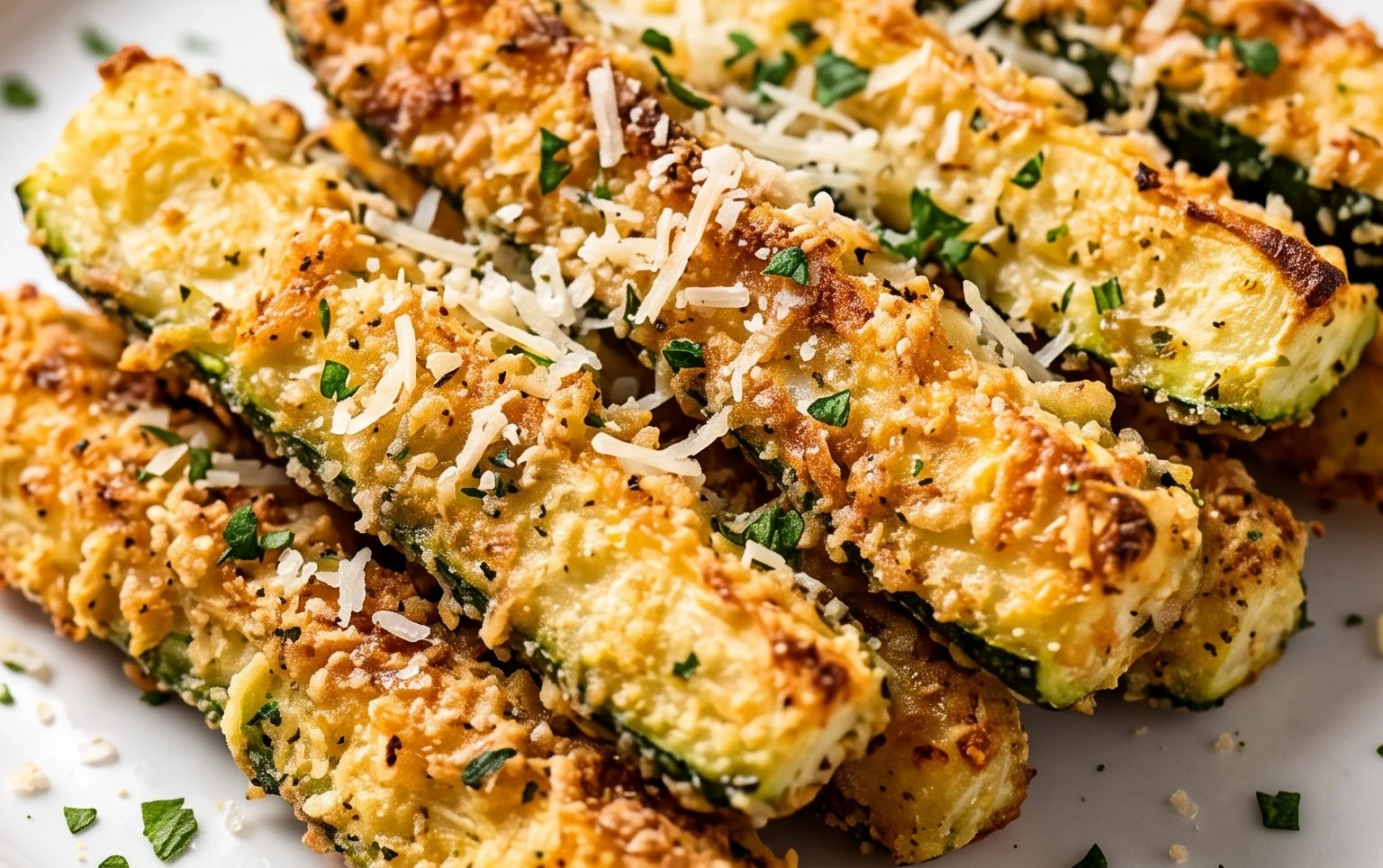 Baked Parmesan Zucchini Fries