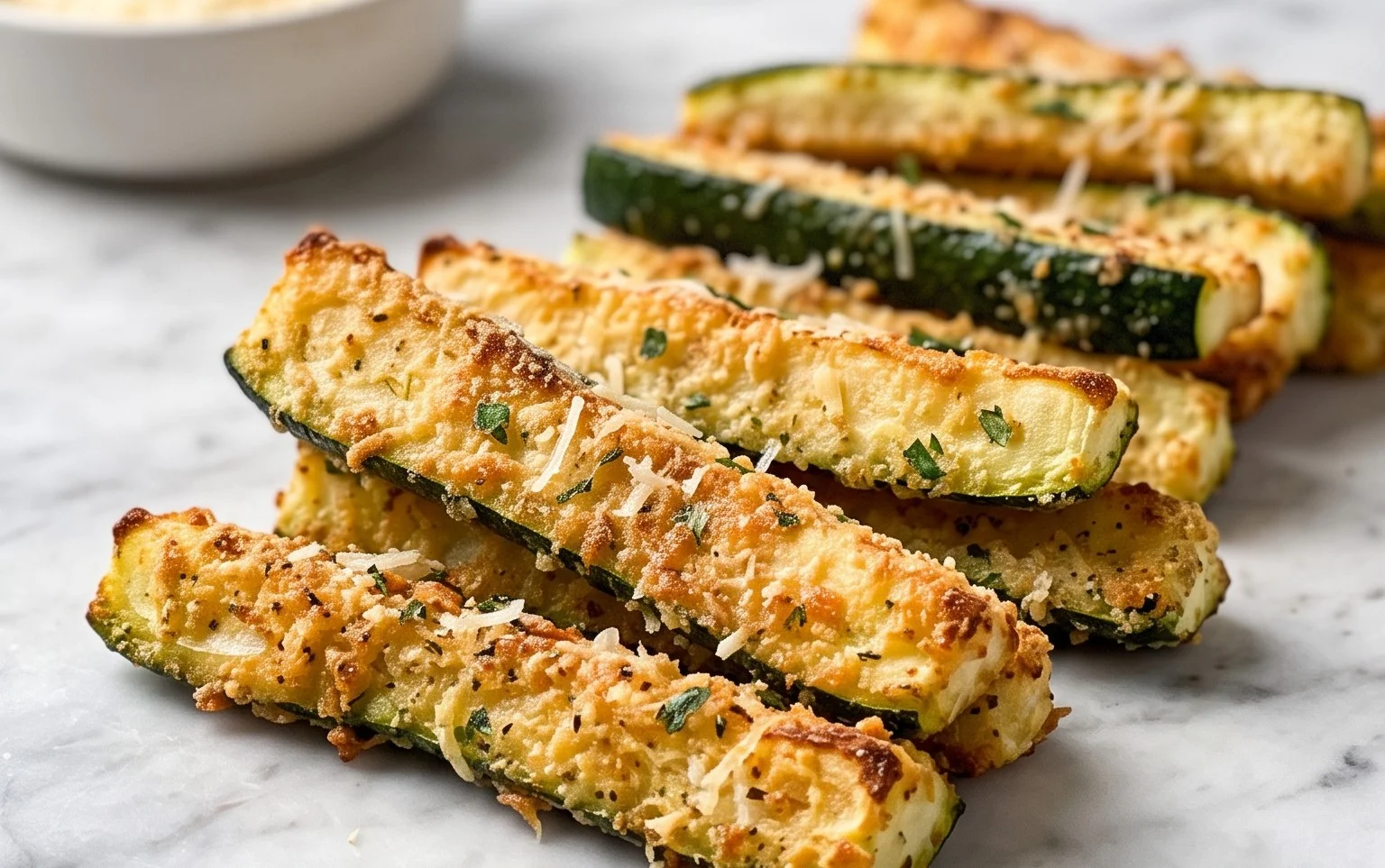 Baked Parmesan Zucchini Fries