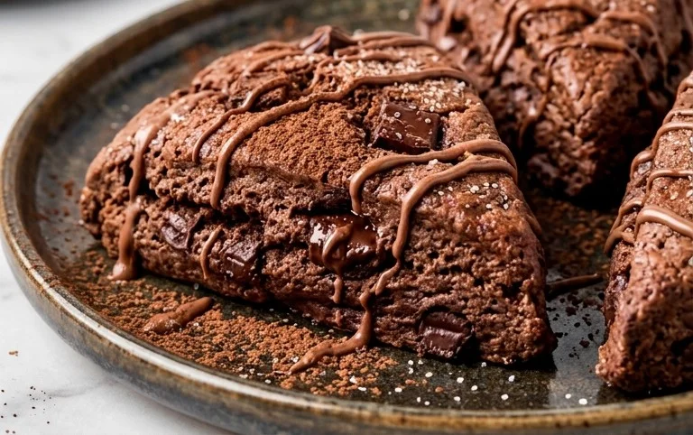 Triple Chocolate Scones