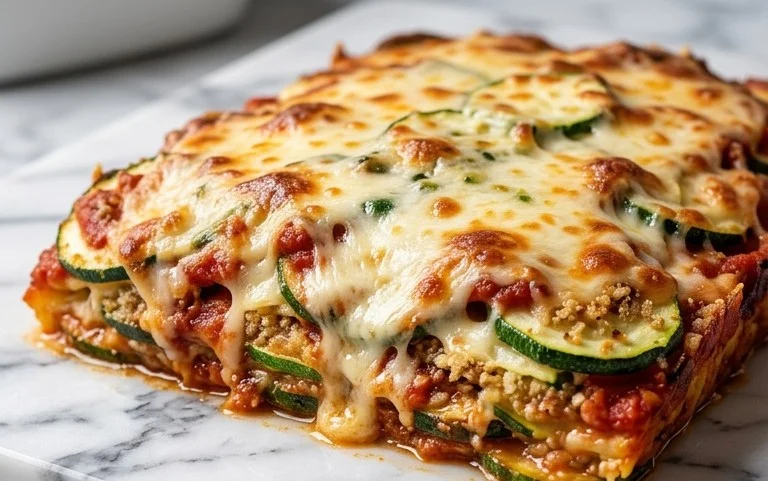 Three Cheese Zucchini Parmesan