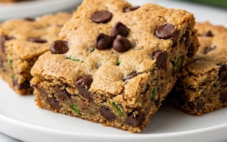 Chocolate Chip Zucchini Cookie Bars