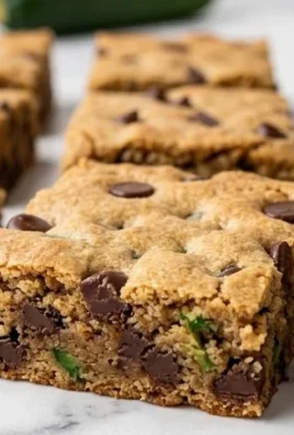 Chocolate Chip Zucchini Cookie Bars