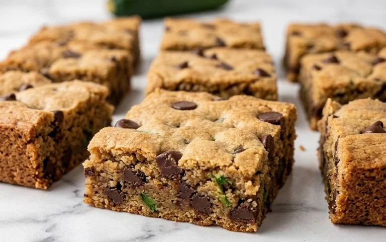 Chocolate Chip Zucchini Cookie Bars