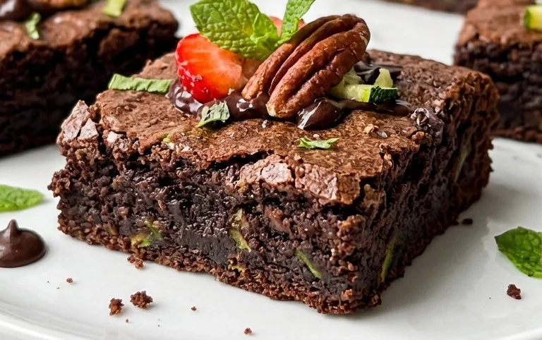 Secretly Healthy Zucchini Brownies