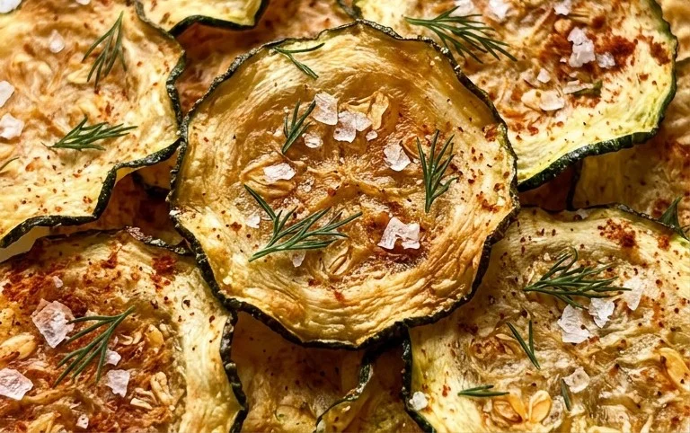 Crispy Baked Zucchini Chips