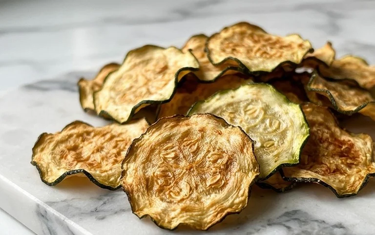 Crispy Baked Zucchini Chips